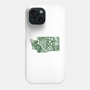 Washington state color Green Phone Case