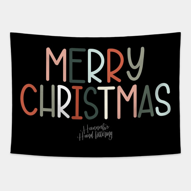 Merry Christmas! Tapestry by Hannah’s Hand Lettering