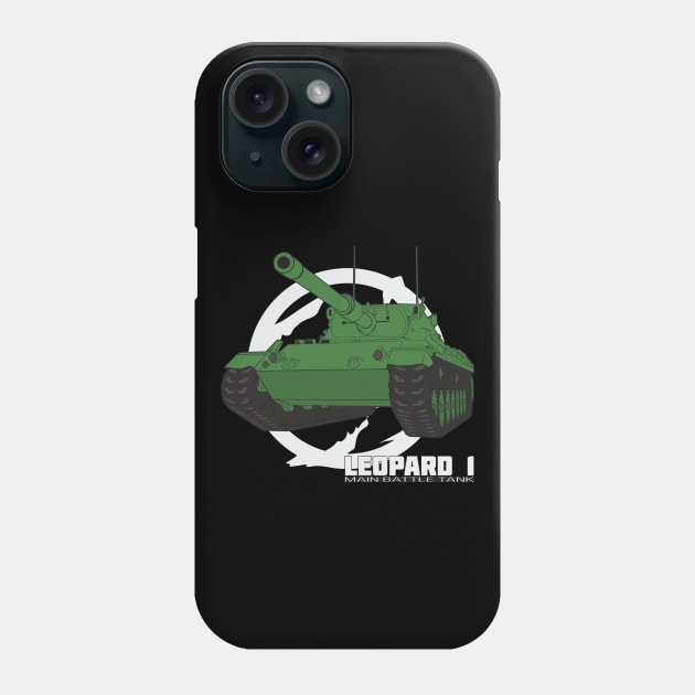 Leopard 1 German main battle tank Phone Case by FAawRay