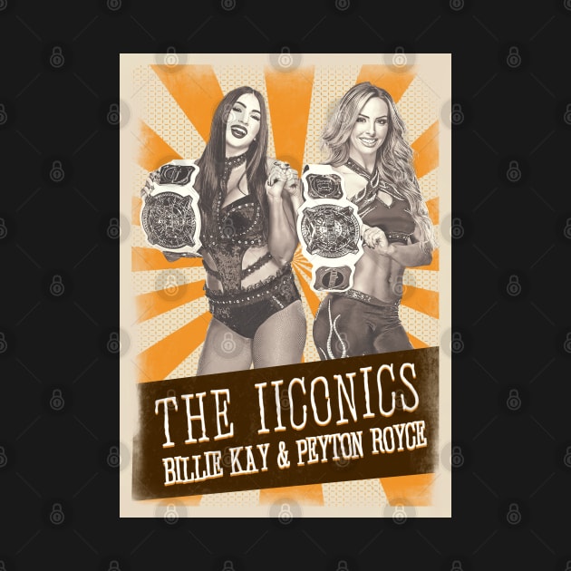 Vintage Aesthetic The IICONICS // Billie Kay & Peyton Royce by SkulRose