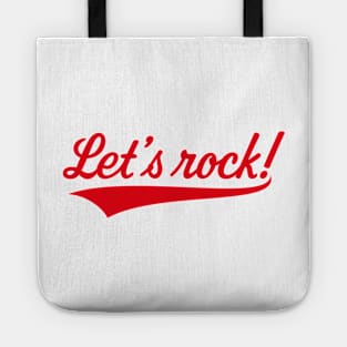 Let's Rock! (Rock 'n' Roll Music / Red) Tote
