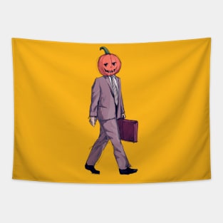 Pumpkin Head Tapestry