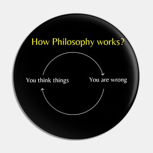 How Philosophy works Pin