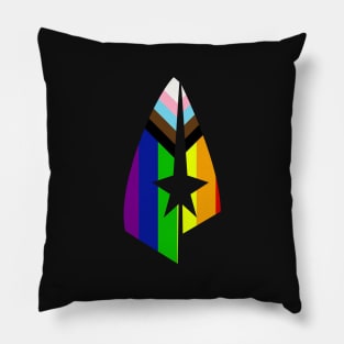 Pride Treksphere Logo Pillow