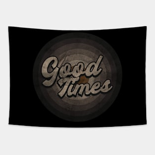 RETRO BLACK WHITE - Good Times Tapestry