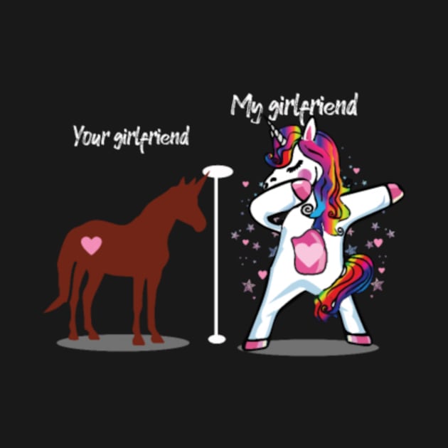 your girlfriend my girlfriend unicorns- by Xizin Gao