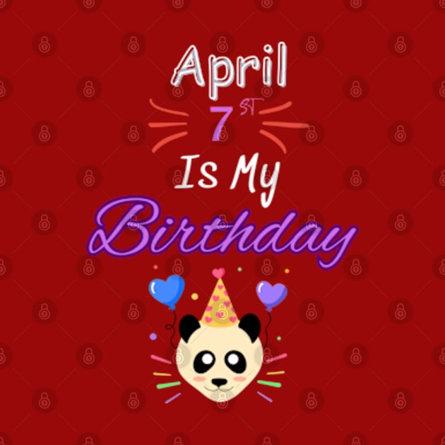 april 7 st is my birthday by Oasis Designs