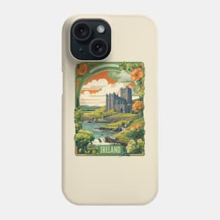 Vintage Travel Ireland Design Phone Case