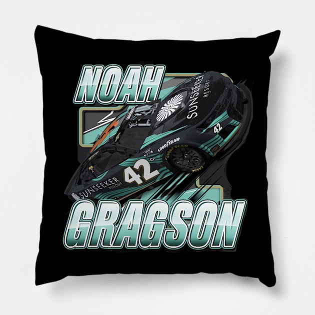 Noah Gragson LEGACY Motosport Pillow by art.Hamdan