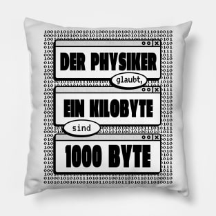 Byte P R t shirt Pillow