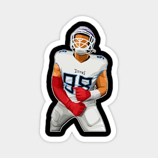 Jeffery Simmons #88 Screaming Out Magnet