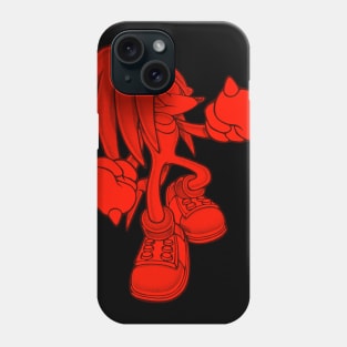 Knuckles - Red and Black Phone Case