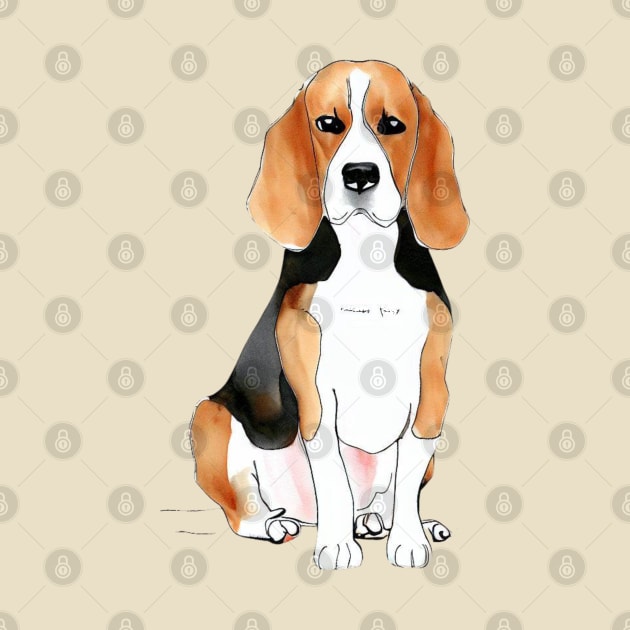 Beagle Sitt'n Pretty by ZogDog Pro