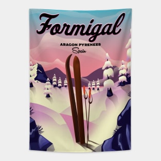 Formigal ski poster. Tapestry