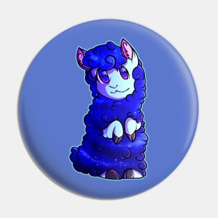 Galaxy Sheep Pin