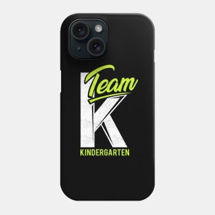'Team K' Cute Kindergarten Teacher Gift Phone Case