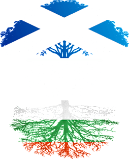 Scottish Grown With Bulgarian Roots - Gift for Bulgarian With Roots From Bulgaria Magnet