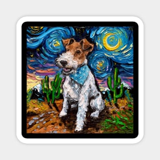 Wire Fox Terrier Night Magnet