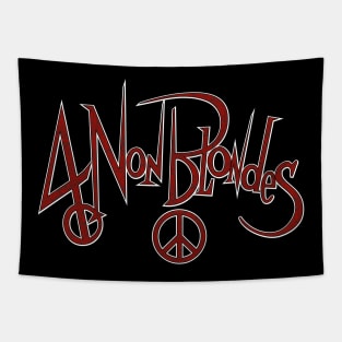 4 (For) (Four) Non Blondes (In Red) Tapestry