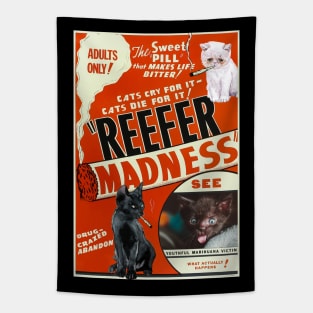 Classic MEOWvies: REEFER MADNESS Tapestry