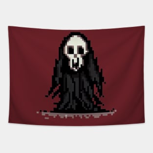 Grim pixel art Tapestry