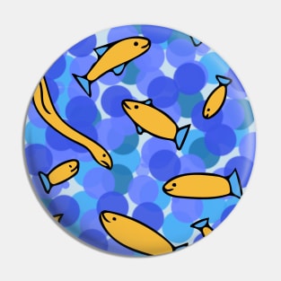 Colorful Cute Yellow Fish Pattern Pin