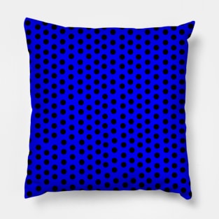 Polka Small-Dot Blue Pillow