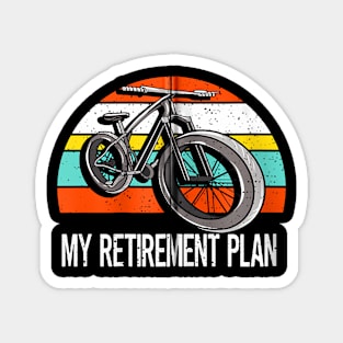 Bicycle Day Mountain Bike Retirement Cycling Magnet