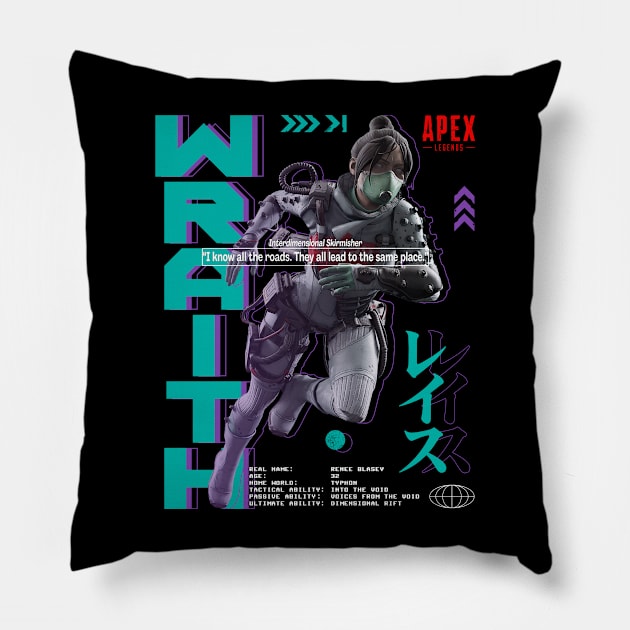 WRAITH APEX LEGENDS Pillow by Stylez7