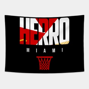 Herro Miami Basketball Warmup Tapestry