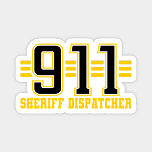 First Responder Shirt, 911 Dispatcher Shirt, Thin Gold Line Police Shirt, Dispatch Gifts for CHP Operator, Dispatcher Flag Shirt for Sheriff Magnet