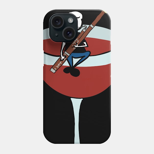 Bassoon wine life Phone Case by Guastevi