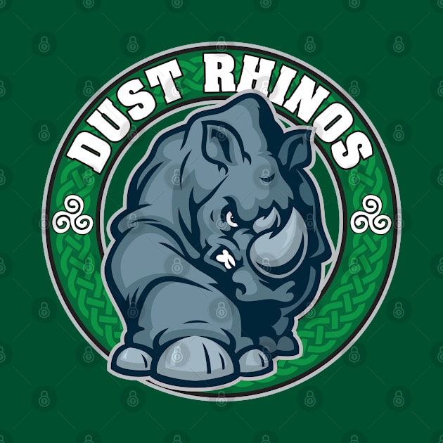 Dust Rhinos Team Logo by Dust Rhinos Swag Store