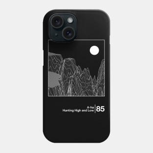 Hunting High & Low / Minimal Style Graphic Artwork Design Phone Case