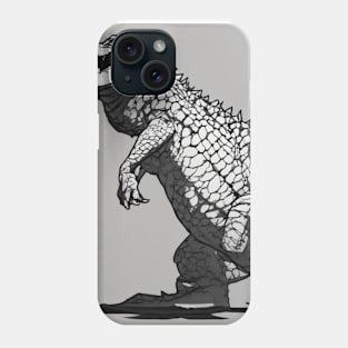 Alligator Shadow Silhouette Anime Style Collection No. 100 Phone Case