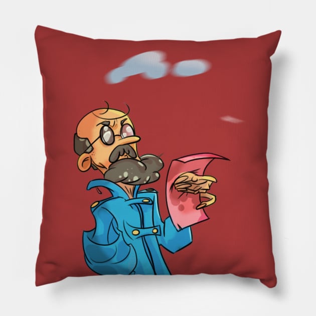 Scientist Pillow by emrecanucbas