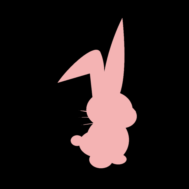 Bunny silhouette by suckerpack