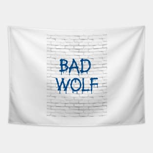 Bad Wolf Graffiti Tapestry