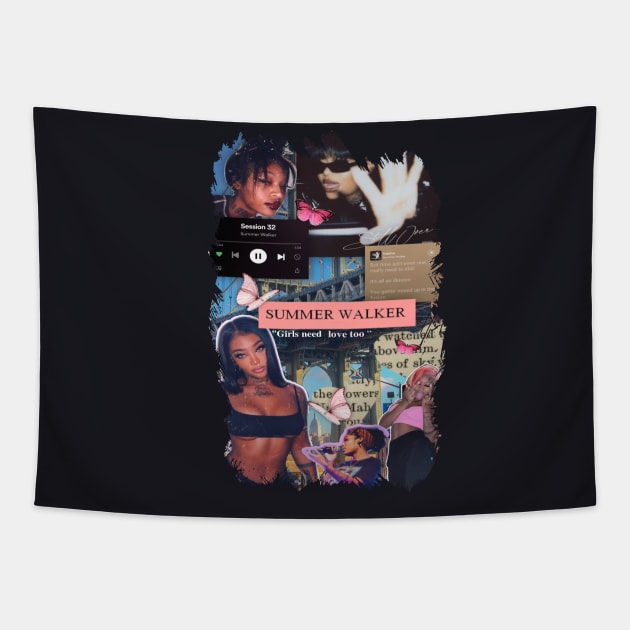 Summer Walker Rapper Tapestry TeePublic