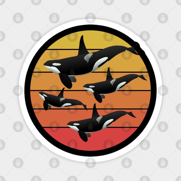 Farts And Orcas Set Them Free Magnet by Blue Diamond Store