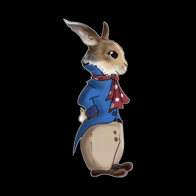 Digital Illustration of Peter Rabbit 04/04/23 - Storybook inspired art and designs by STearleArt