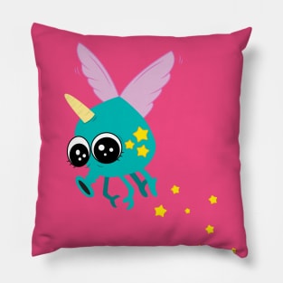 Unicorn fly Pillow