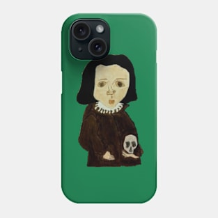 funny cute weird medieval kid painting Phone Case