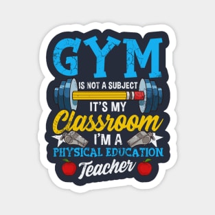 Gym Physical Education Teacher Magnet