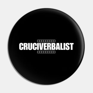 Cruciverbalist Pin