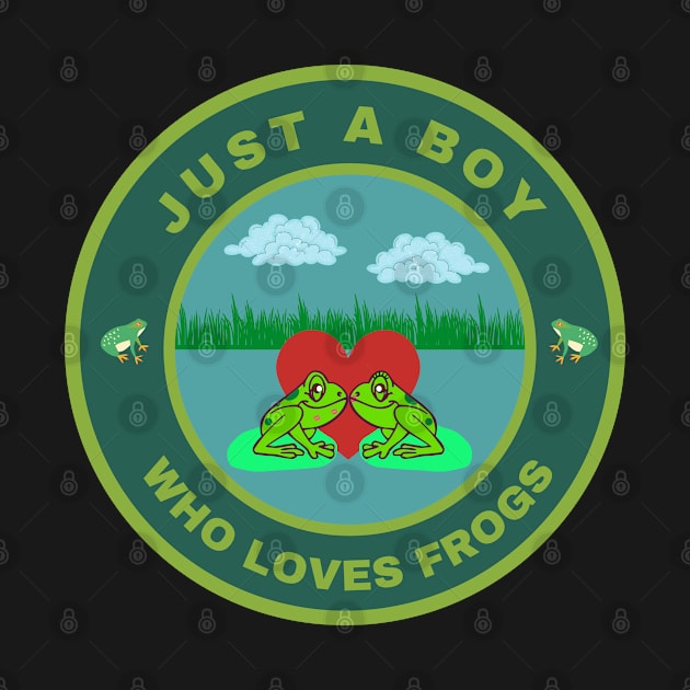 Just a boy who loves Frogs by InspiredCreative