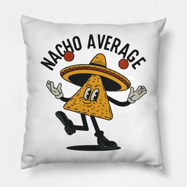 My Fiesta Flair: Wear Nachos the Love with This Cheesy Cartoon Tee Pillow by Abystoic