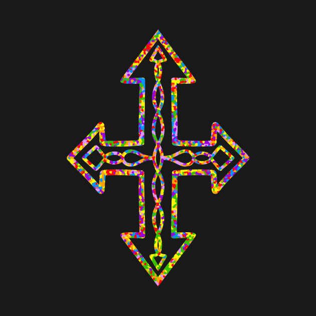RAINBOW Cross by SartorisArt1