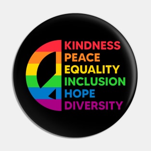 Kindness and Peace Pin