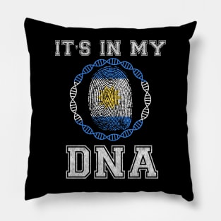 Argentina  It's In My DNA - Gift for Argentinian From Argentina Pillow